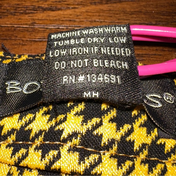 Women’s Body by US yellow & black houndstooth print size‎ XL - Picture 9 of 14